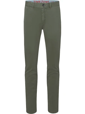 Timezone Spodnie chino "Spencer" w kolorze khaki rozmiar: W38