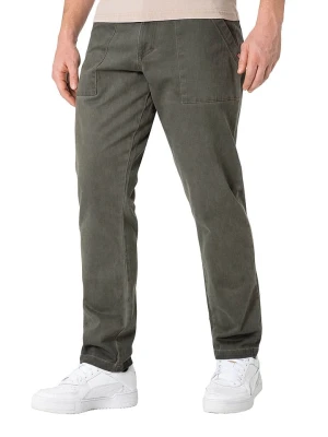 Timezone Spodnie "Luke" - Regular fit - w kolorze zielonym rozmiar: W34 / L34