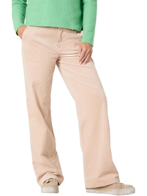 Timezone Spodnie sztruksowe w kolorze beżowym rozmiar: W31/L30