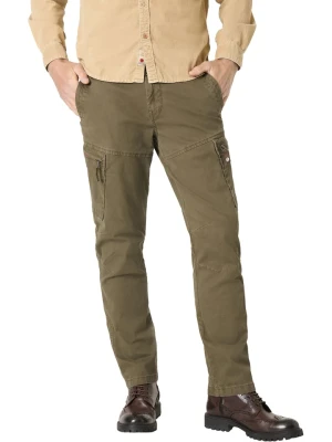 Timezone Spodnie w kolorze khaki rozmiar: W33/L34