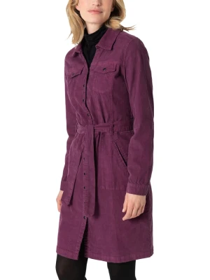 Timezone Sukienka sztruksowa w kolorze fioletowym rozmiar: S