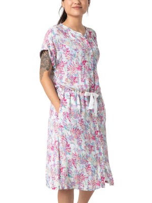 Timezone Sukienka w kolorze biało-różowym rozmiar: XXL