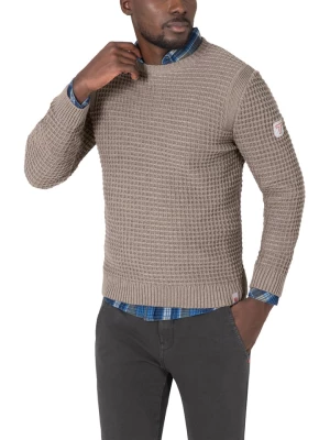 Timezone Sweter w kolorze beżowym rozmiar: XL