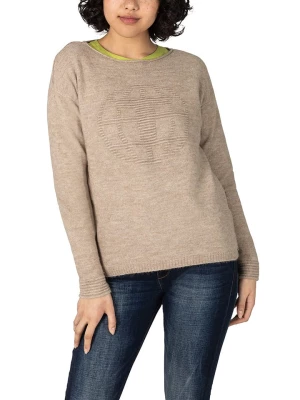Timezone Sweter w kolorze beżowym rozmiar: XXL