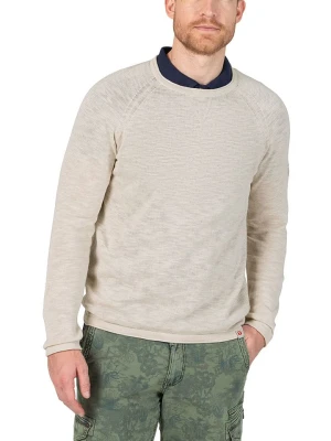 Timezone Sweter w kolorze beżowym rozmiar: XL
