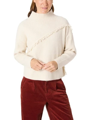 Timezone Sweter w kolorze beżowym rozmiar: S