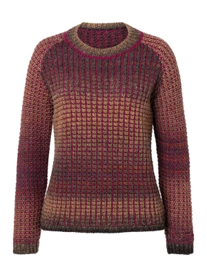 Timezone Sweter w kolorze brązowo-fioletowym rozmiar: XS