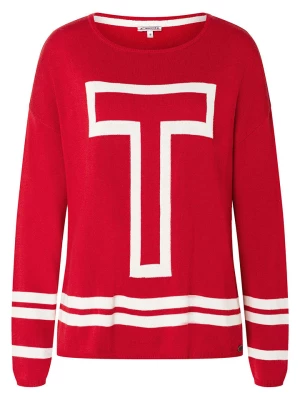 Timezone Sweter w kolorze czerwonym rozmiar: M