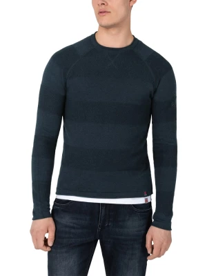 Timezone Sweter w kolorze granatowym rozmiar: L