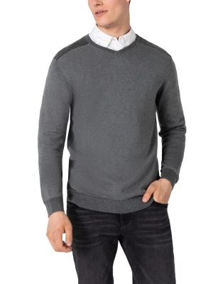 Timezone Sweter w kolorze szarym rozmiar: M