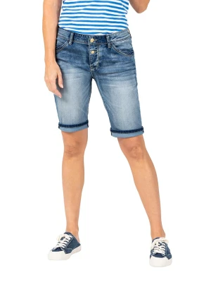 Timezone Szorty dżinsowe "Nali" - Slim fit - w kolorze niebieskim rozmiar: W27