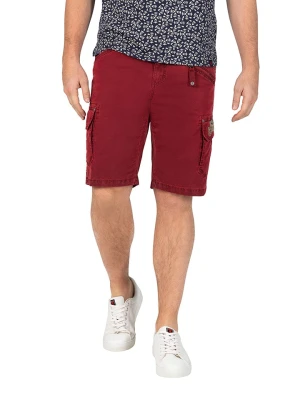Timezone Szorty dżinsowe "Ryker" - Regular fit - w kolorze czerwonym rozmiar: W38
