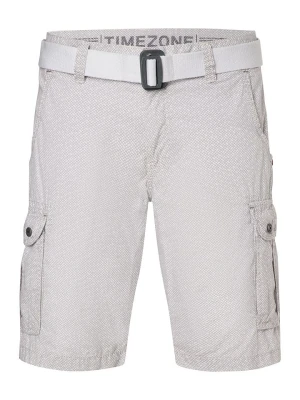 Timezone Szorty "Maguire" - Regular fit - w kolorze białym rozmiar: W34