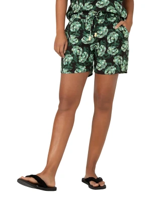 Timezone Szorty w kolorze czarno-zielonym rozmiar: XXL