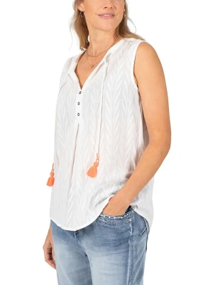 Timezone Top w kolorze białym rozmiar: S