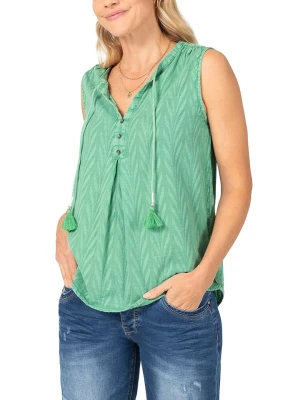 Timezone Top w kolorze zielonym rozmiar: XS