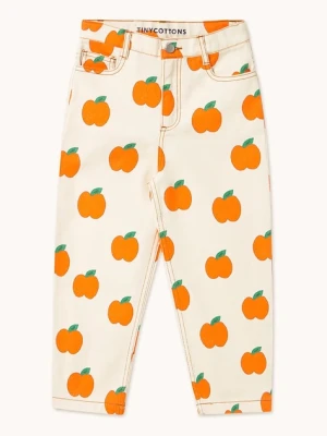 Tinycottons jeansy dziecięce APPLES STRAIGHT JEANS