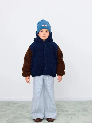 Tinycottons kurtka dziecięca COLOR BLOCK POLAR SHERPA HOODIE
