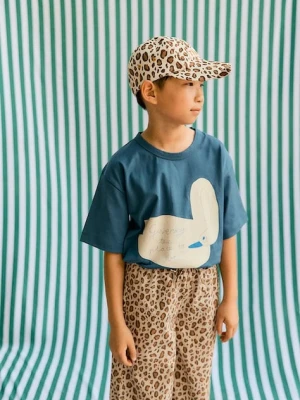 Tinycottons t-shirt bawełniany dziecięcy SWAN GRAPHIC TEE