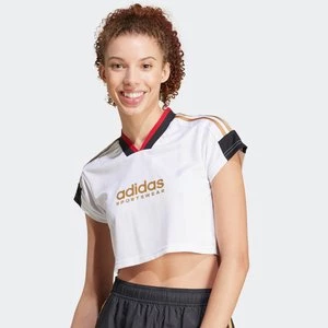 Tiro Cut 3-Stripes Crop Top, markiadidas Originals, Jerseys, w kolorze biały, rozmiar: