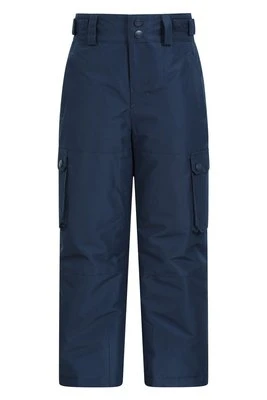 Titan — spodnie śnieżne cargo dla dzieci - Navy Mountain Warehouse