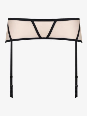 Tiulowy pas do pończoch z ozdobnymi taśmami Anastasia Poupee Marilyn