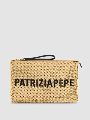 Tkana kopertówka z haftem PATRIZIA PEPE