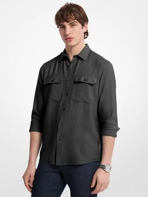 Tkana koszula o klasycznym kroju Michael Kors Mens