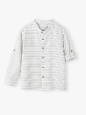 Tkaninowa elegancka koszula w paski - Max&Mia Max & Mia by 5.10.15.