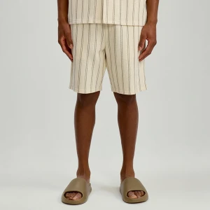 Tkaninowe szorty w paski przed kolano House