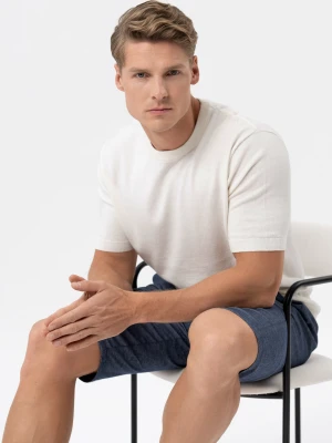 T-shirt basic  z dzianiny TM-BURRO Volcano