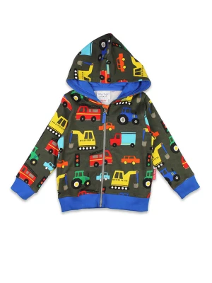 Toby Tiger Bluza w kolorze antracytowym ze wzorem rozmiar: 110