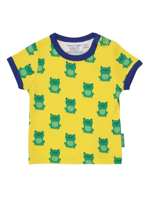 Toby Tiger Koszulka "Frog" w kolorze żółtym rozmiar: 68