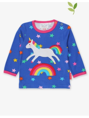 Toby Tiger Koszulka w kolorze niebieskim rozmiar: 92