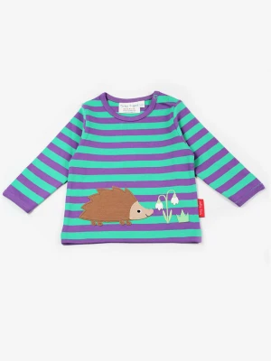 Toby Tiger Koszulka w kolorze turkusowo-fioletowym rozmiar: 98