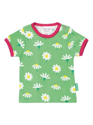 Toby Tiger Koszulka w kolorze zielonym rozmiar: 110