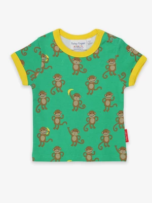 Toby Tiger Koszulka w kolorze zielonym rozmiar: 116