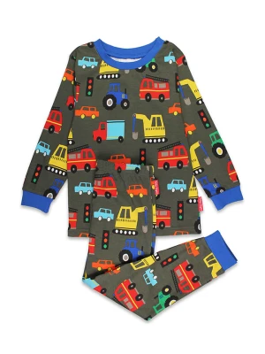 Toby Tiger Piżama w kolorze antracytowym ze wzorem rozmiar: 110