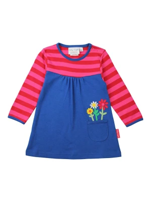 Toby Tiger Sukienka w kolorze niebiesko-różowym rozmiar: 110