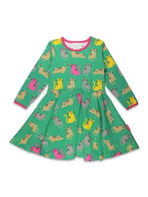 Toby Tiger Sukienka w kolorze zielonym ze wzorem rozmiar: 122