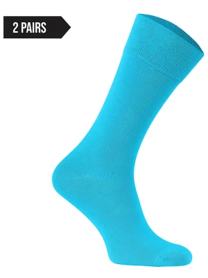 TODO SOCKS Skarpety (2 pary) w kolorze błękitnym rozmiar: 39-42