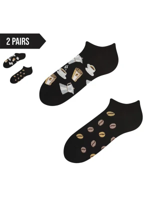 TODO SOCKS Skarpety (2 pary) w kolorze czarnym rozmiar: 43-46