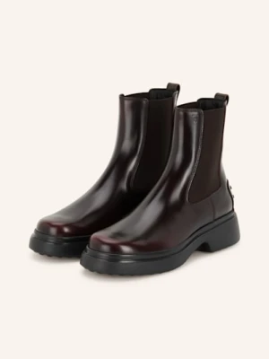 Tod's Botki Chelsea rot CZARNY