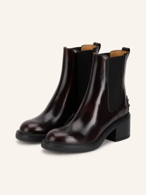 Tod's Botki Chelsea rot CZARNY