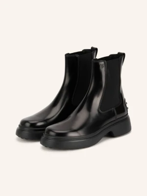 Tod's Botki Chelsea schwarz CZARNY