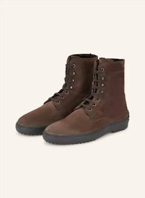 Tod's Botki Sznurowane braun