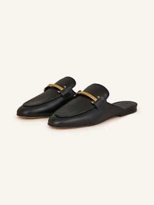 Tod's Klapki Typu Mules schwarz