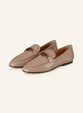 Tod's Loafersy beige