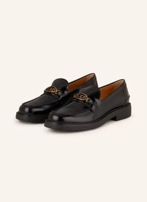 Tod's Loafersy Gomma schwarz