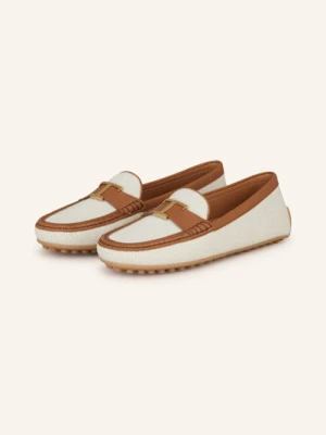 Tod's Loafersy Gomma weiss